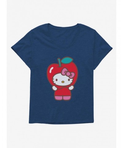 Hello Kitty Five A Day Apple Of My Eye Girls T-Shirt Plus Size $7.86 T-Shirts