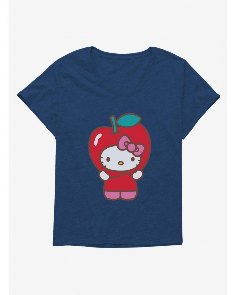 Hello Kitty Five A Day Apple Of My Eye Girls T-Shirt Plus Size $7.86 T-Shirts