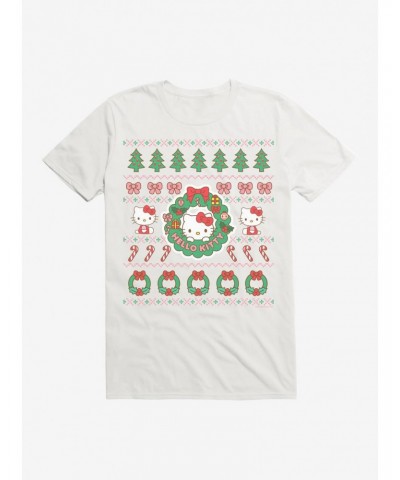 Hello Kitty Ugly Christmas Pattern T-Shirt $6.12 T-Shirts