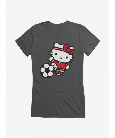 Hello Kitty Soccer Kick Girls T-Shirt $6.18 T-Shirts