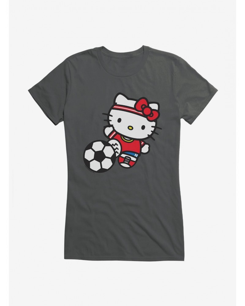 Hello Kitty Soccer Kick Girls T-Shirt $6.18 T-Shirts