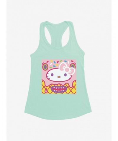 Hello Kitty Sweet Kaiju Cone Girls Tank $9.36 Tanks