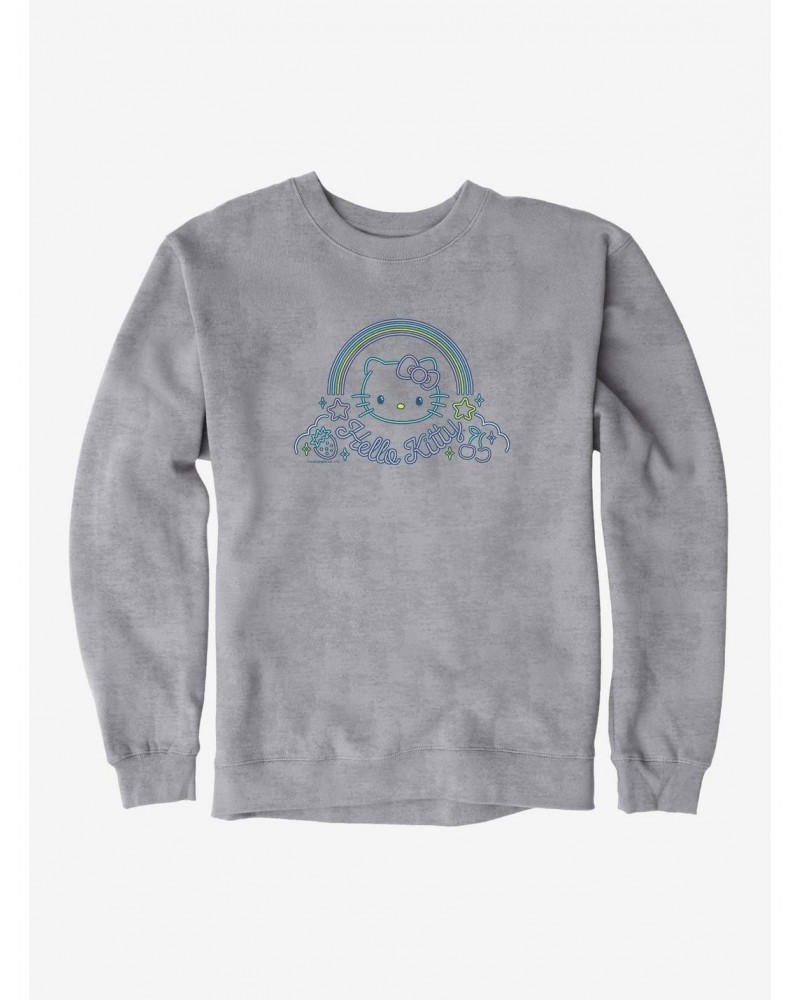 Hello Kitty Kawaii Vacation Neon Dreams Sweatshirt $9.45 Sweatshirts