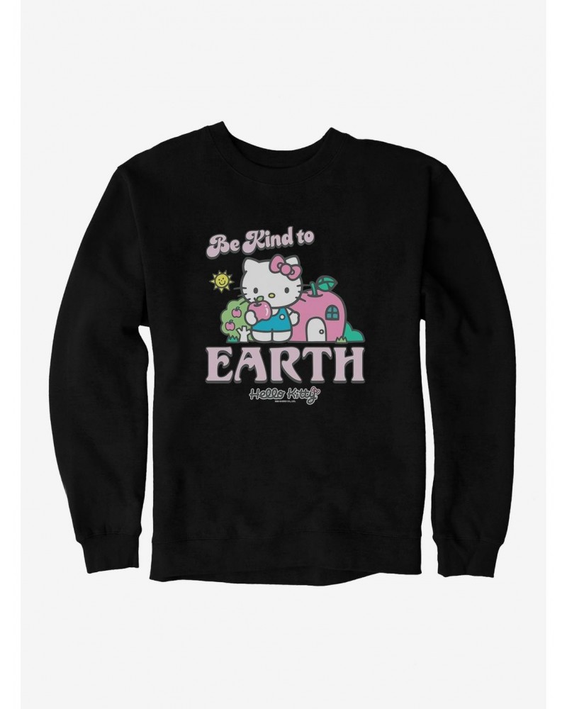 Hello Kitty Be Kind To The Earth Sweatshirt $10.92 Sweatshirts