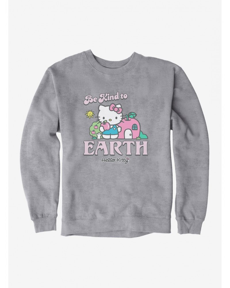 Hello Kitty Be Kind To The Earth Sweatshirt $10.92 Sweatshirts