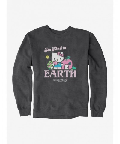 Hello Kitty Be Kind To The Earth Sweatshirt $10.92 Sweatshirts