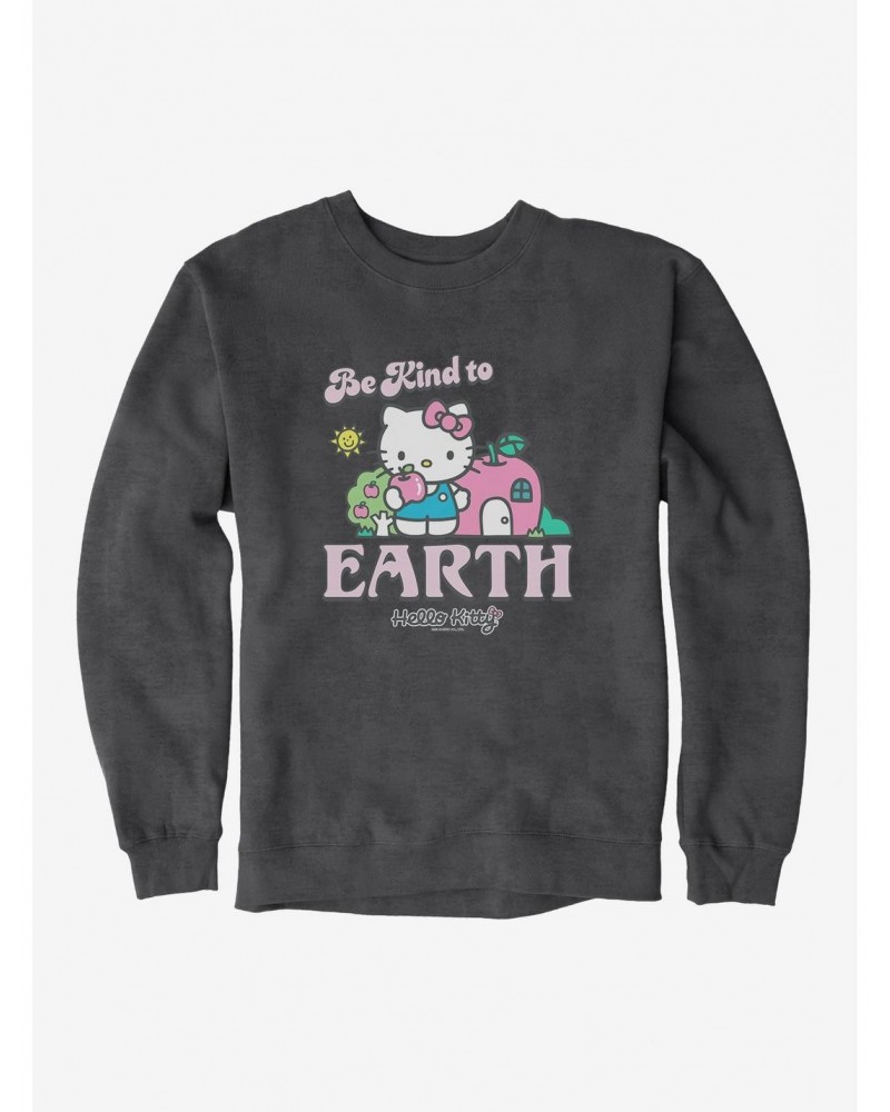 Hello Kitty Be Kind To The Earth Sweatshirt $10.92 Sweatshirts