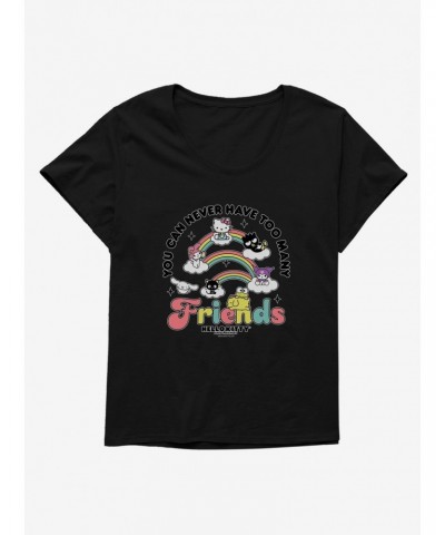 Hello Kitty & Friends Many Friends Girls T-Shirt Plus Size $7.42 T-Shirts