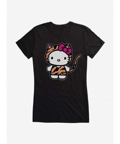 Hello Kitty Jungle Paradise Tiger Costume Girls T-Shirt $7.17 T-Shirts