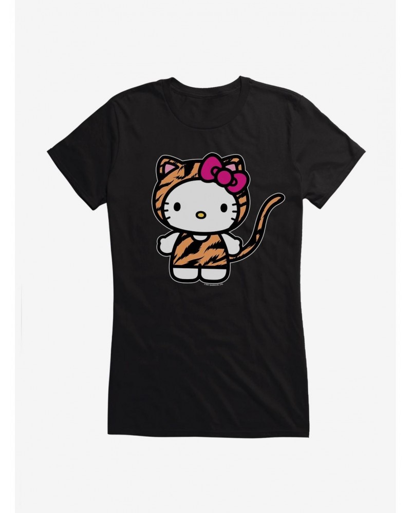Hello Kitty Jungle Paradise Tiger Costume Girls T-Shirt $7.17 T-Shirts