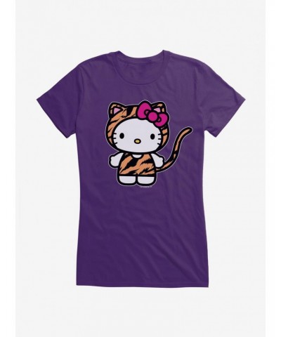 Hello Kitty Jungle Paradise Tiger Costume Girls T-Shirt $7.17 T-Shirts