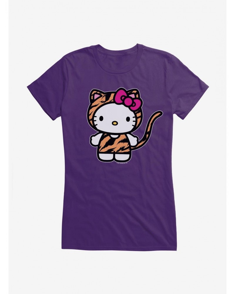 Hello Kitty Jungle Paradise Tiger Costume Girls T-Shirt $7.17 T-Shirts