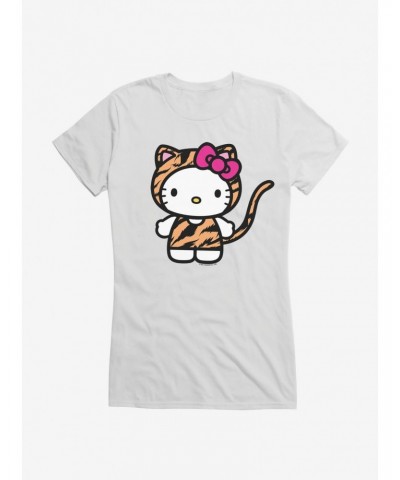 Hello Kitty Jungle Paradise Tiger Costume Girls T-Shirt $7.17 T-Shirts