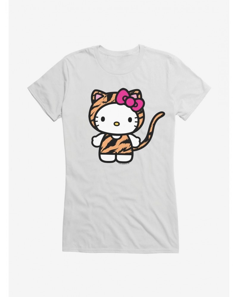 Hello Kitty Jungle Paradise Tiger Costume Girls T-Shirt $7.17 T-Shirts