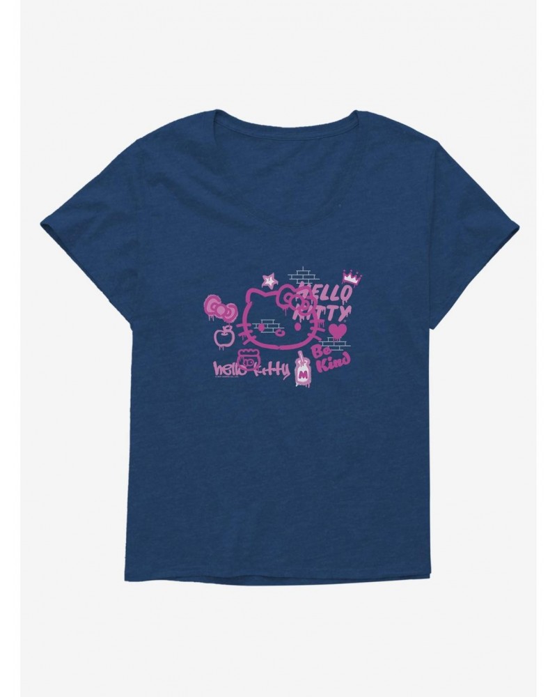Hello Kitty Be Kind Girls T-Shirt Plus Size $10.87 T-Shirts