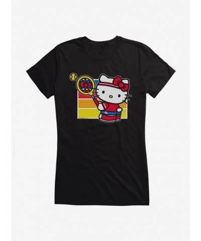Hello Kitty Color Tennis Serve Girls T-Shirt $6.97 T-Shirts
