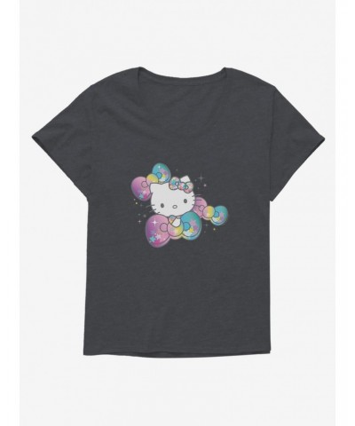 Hello Kitty Starshine Bows Girls T-Shirt Plus Size $10.29 T-Shirts