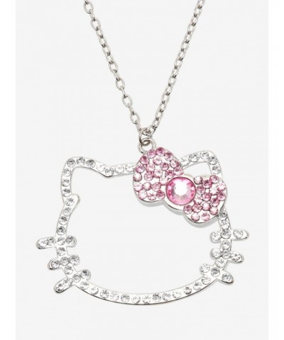 Hello Kitty Bling Pendant Chunky Chain Necklace $7.94 Necklaces