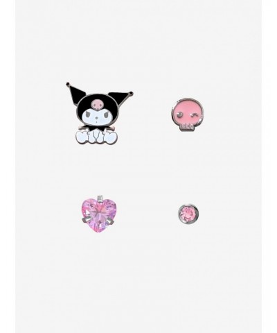 Steel Kuromi Pink CZ Labret 4 Pack $9.26 Merchandises
