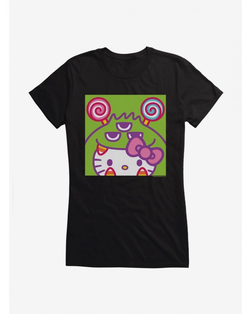 Hello Kitty Sweet Kaiju Candy Corn Girls T-Shirt $7.77 T-Shirts