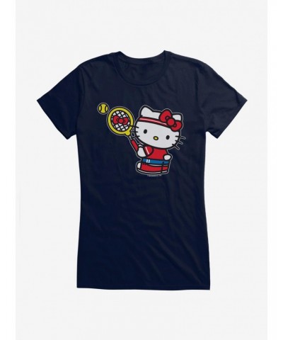 Hello Kitty Tennis Serve Girls T-Shirt $8.57 T-Shirts