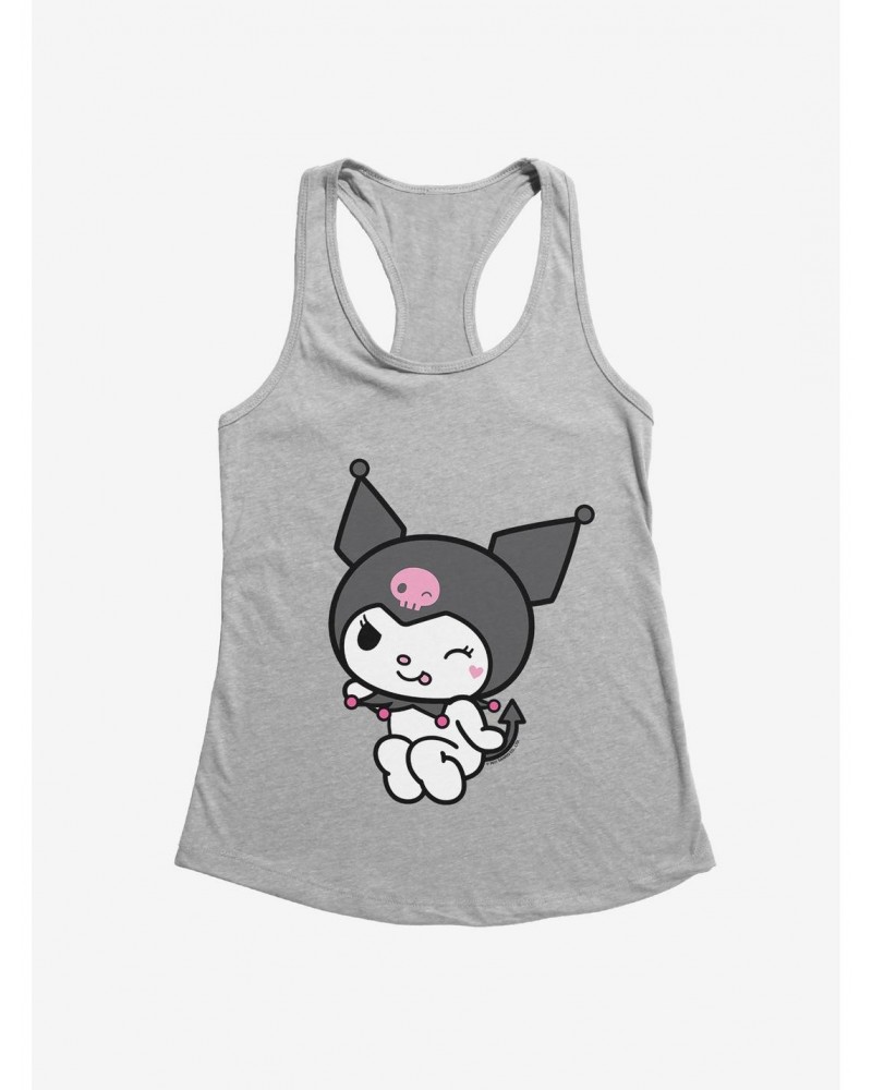 Kuromi Flirty Wink Girls Tank $9.96 Tanks