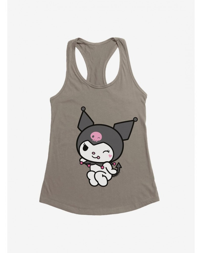 Kuromi Flirty Wink Girls Tank $9.96 Tanks