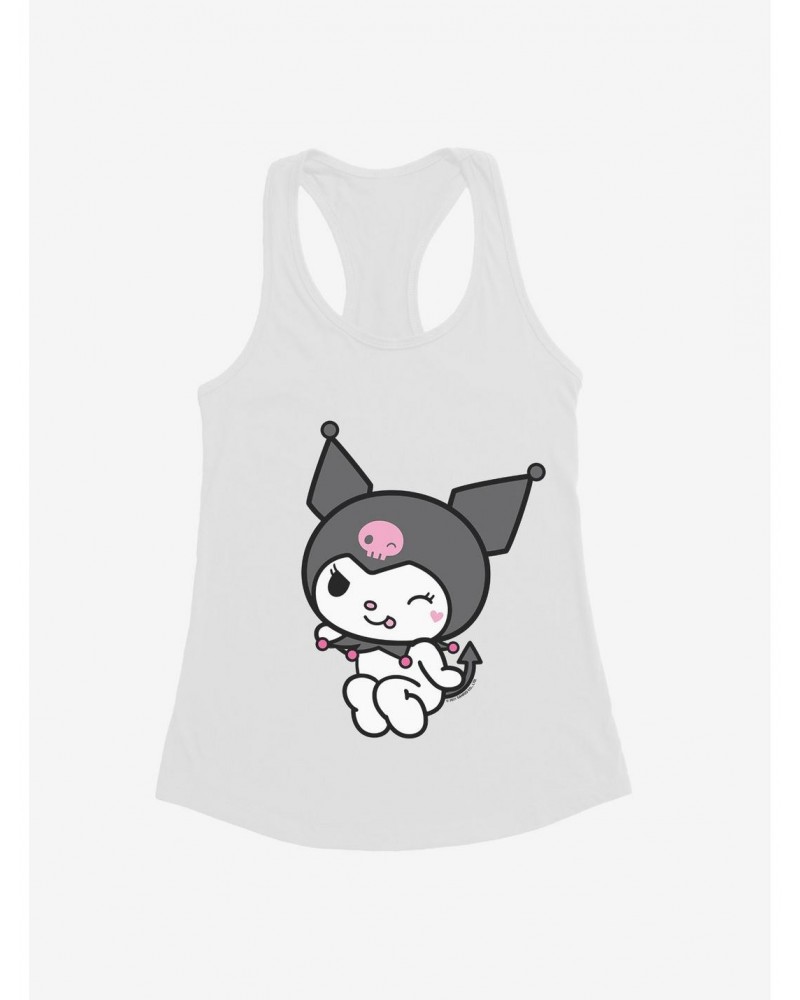 Kuromi Flirty Wink Girls Tank $9.96 Tanks