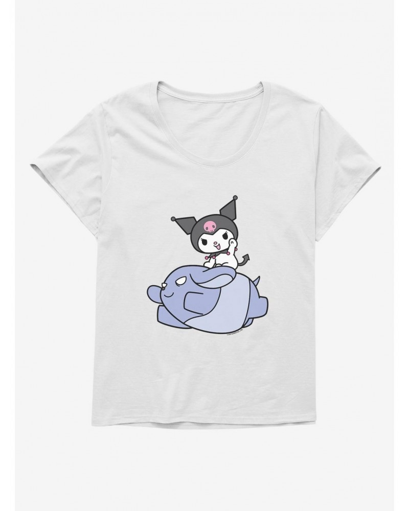 Kuromi Adventure Baku Flying Girls T-Shirt Plus Size $10.17 T-Shirts