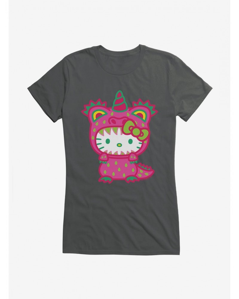 Hello Kitty Sweet Kaiju Unicorn Girls T-Shirt $7.77 T-Shirts