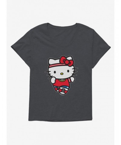 Hello Kitty Quick Run Girls T-Shirt Plus Size $8.09 T-Shirts