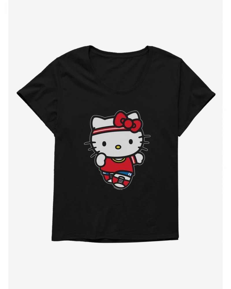 Hello Kitty Quick Run Girls T-Shirt Plus Size $8.09 T-Shirts