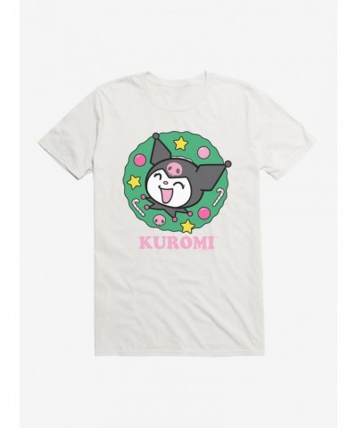 Kuromi Christmas Wreath T-Shirt $6.88 T-Shirts