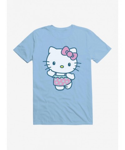 Hello Kitty Kawaii Vacation Ruffles Swim Outfit T-Shirt $8.03 T-Shirts