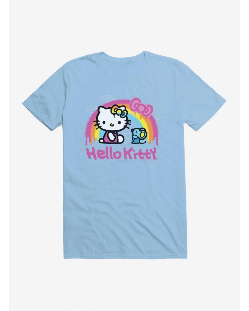 Hello Kitty Rainbow Graffiti T-Shirt $9.56 T-Shirts