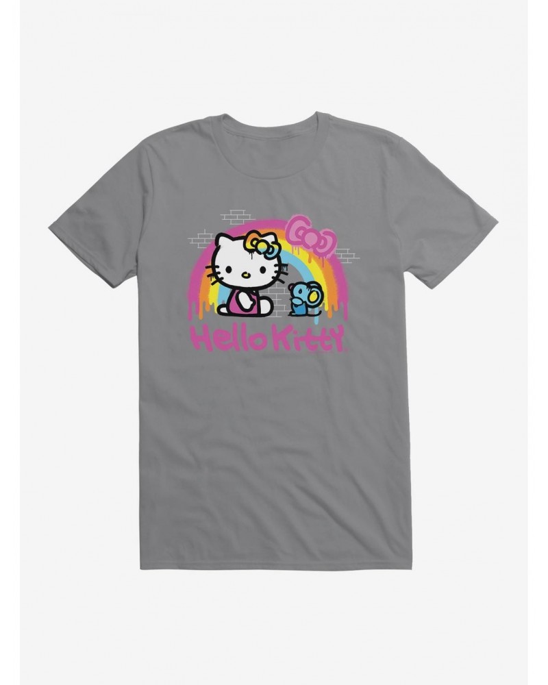 Hello Kitty Rainbow Graffiti T-Shirt $9.56 T-Shirts