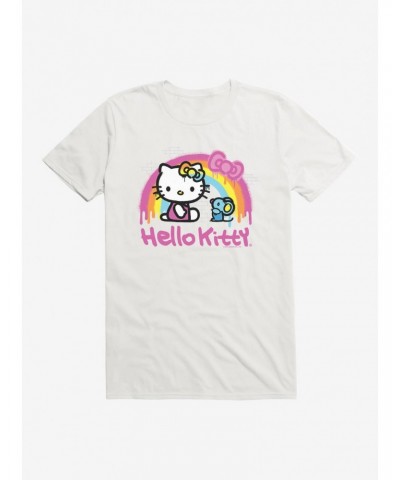 Hello Kitty Rainbow Graffiti T-Shirt $9.56 T-Shirts