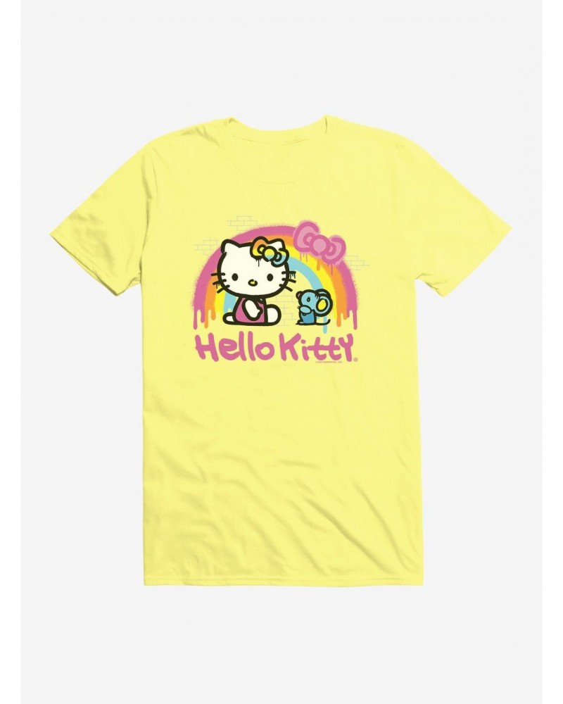 Hello Kitty Rainbow Graffiti T-Shirt $9.56 T-Shirts