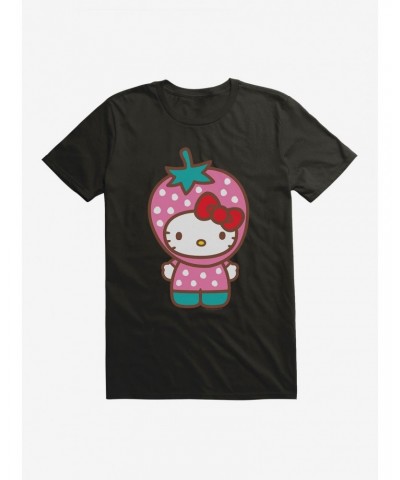 Hello Kitty Five A Day Strawberry Hat T-Shirt $9.37 T-Shirts