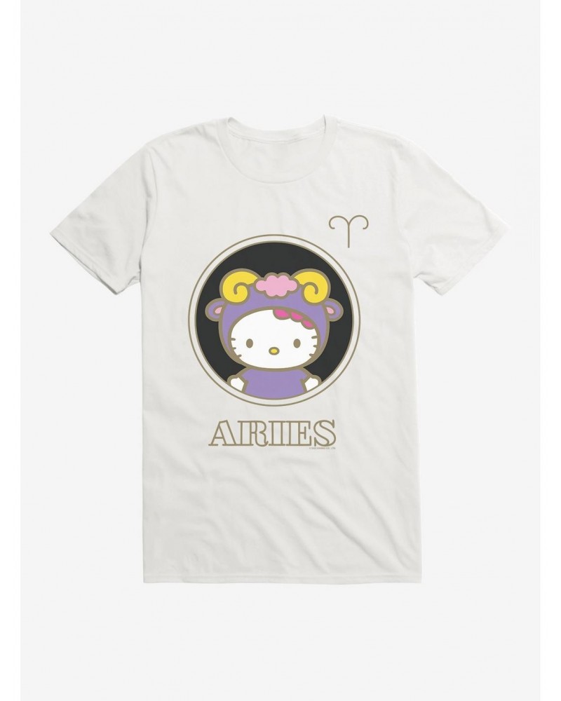 Hello Kitty Star Sign Aries Stencil T-Shirt $7.65 T-Shirts
