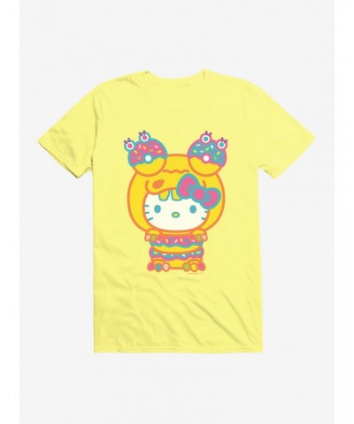 Hello Kitty Sweet Kaiju Doughnut T-Shirt $6.69 T-Shirts