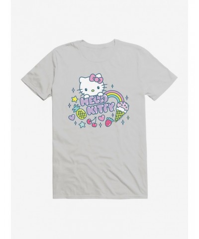 Hello Kitty Kawaii Vacation Sparkle Icon T-Shirt $5.93 T-Shirts