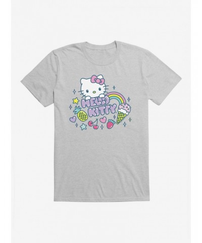 Hello Kitty Kawaii Vacation Sparkle Icon T-Shirt $5.93 T-Shirts