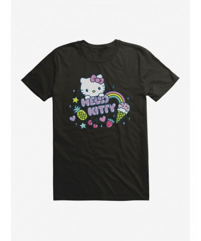 Hello Kitty Kawaii Vacation Sparkle Icon T-Shirt $5.93 T-Shirts