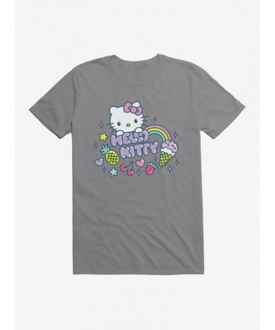 Hello Kitty Kawaii Vacation Sparkle Icon T-Shirt $5.93 T-Shirts