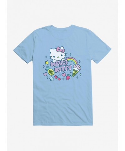 Hello Kitty Kawaii Vacation Sparkle Icon T-Shirt $5.93 T-Shirts