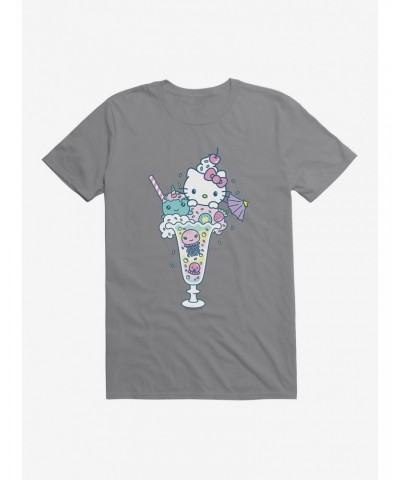 Hello Kitty Kawaii Vacation Milkshake Dreams T-Shirt $8.22 T-Shirts