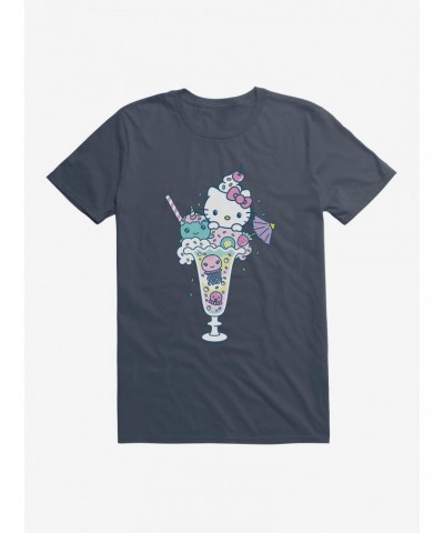 Hello Kitty Kawaii Vacation Milkshake Dreams T-Shirt $8.22 T-Shirts