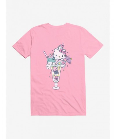 Hello Kitty Kawaii Vacation Milkshake Dreams T-Shirt $8.22 T-Shirts