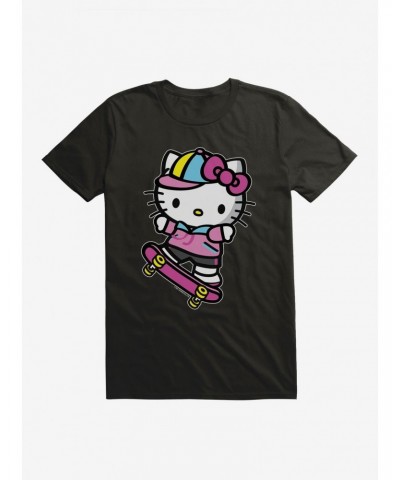 Hello Kitty Skateboard T-Shirt $7.27 T-Shirts